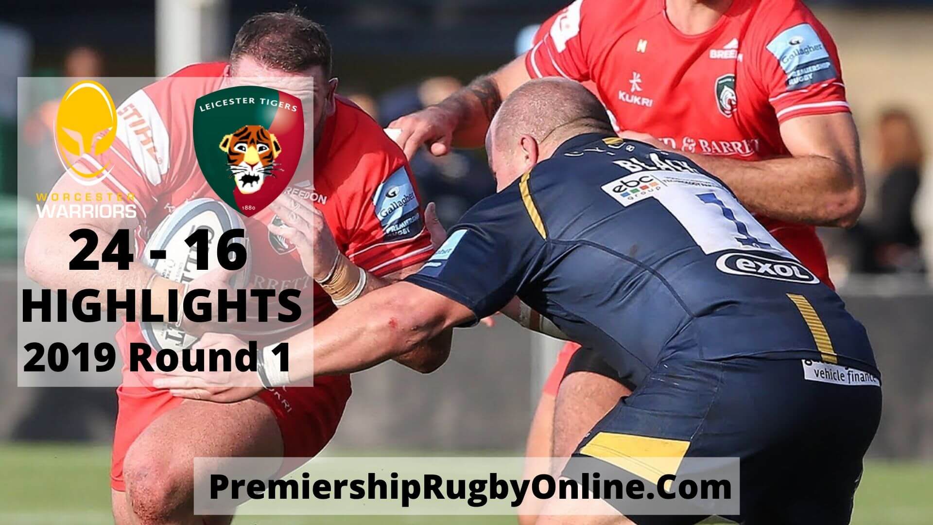 Worcester Warriors vs Leicester Tigers Highlights 2019 Rd 1