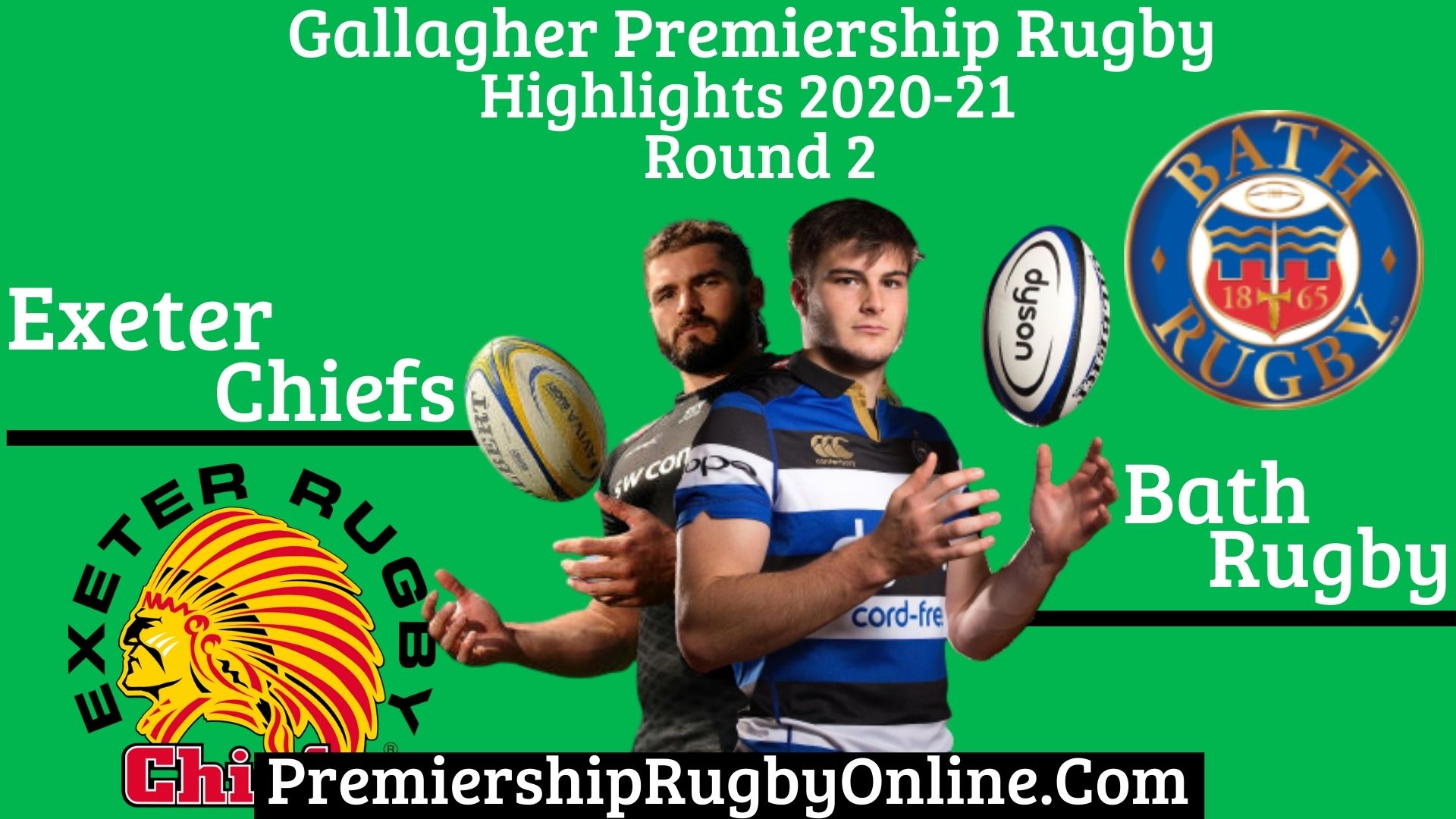 Exeter Chiefs Vs Bath Rugby Highlights 2020 RD 2