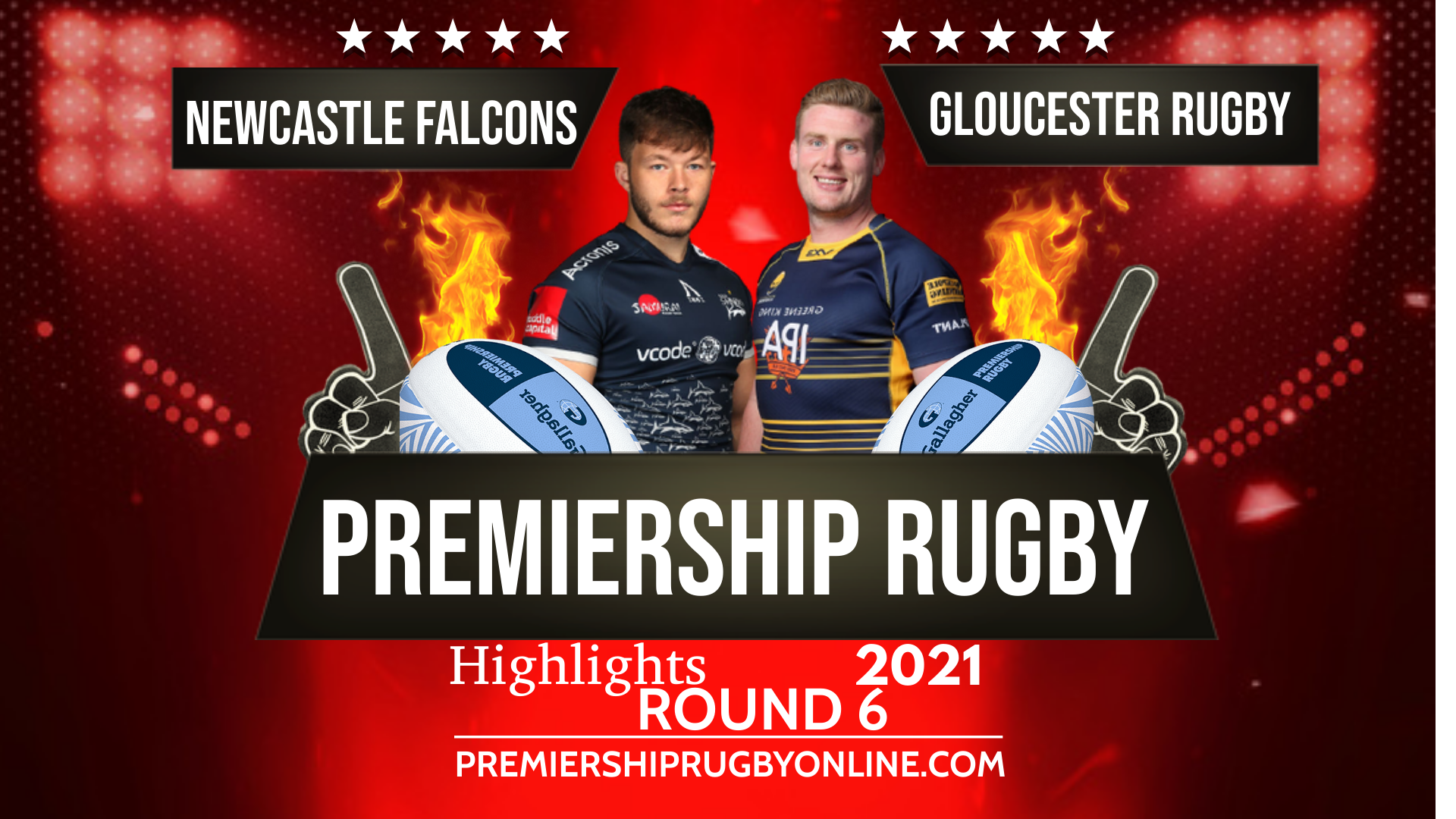 Newcastle Falcons Vs Gloucester Rugby Highlights 2021 RD 6