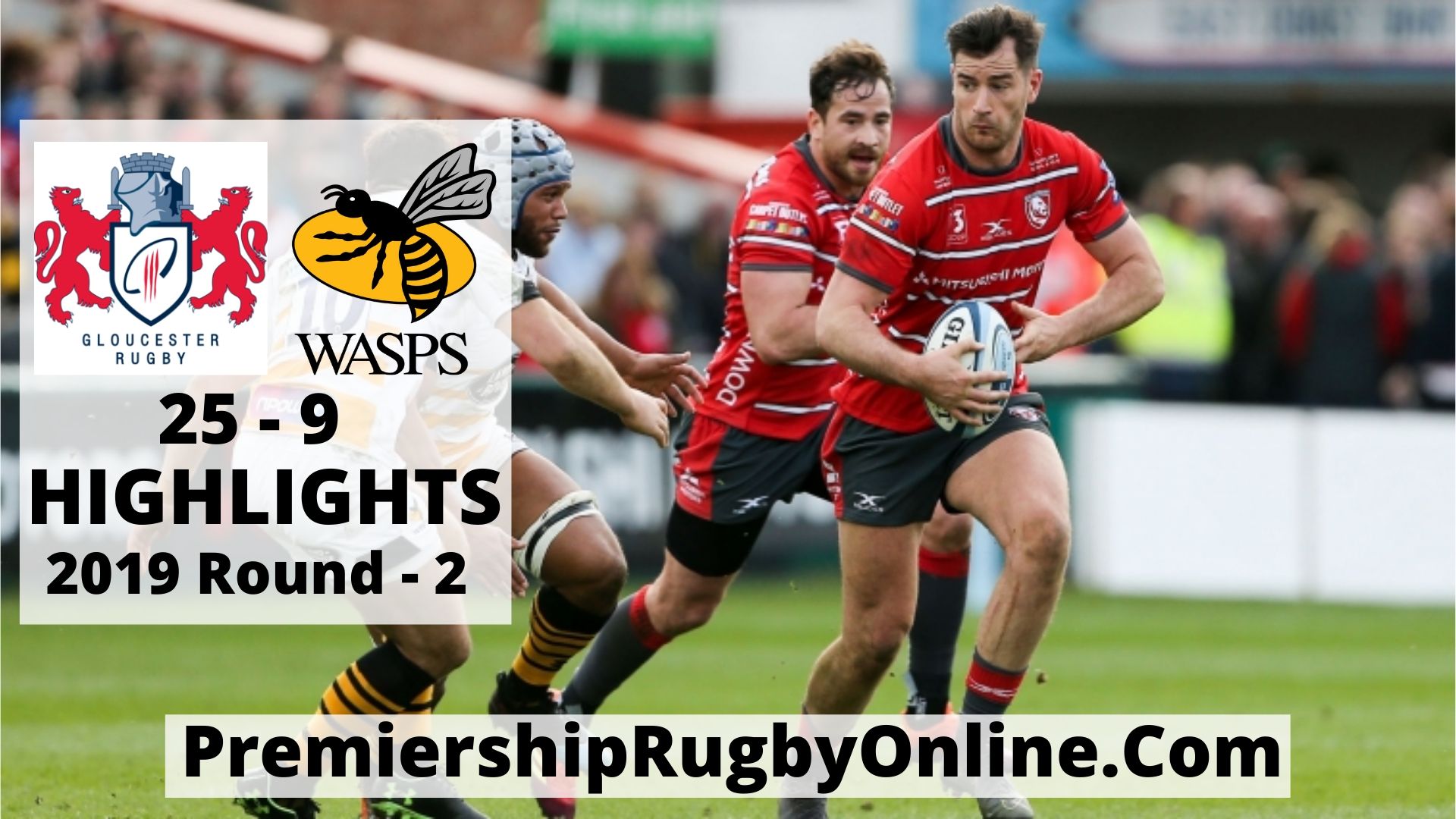 Gloucester Rugby vs Wasps Highlights Rd 2 2019