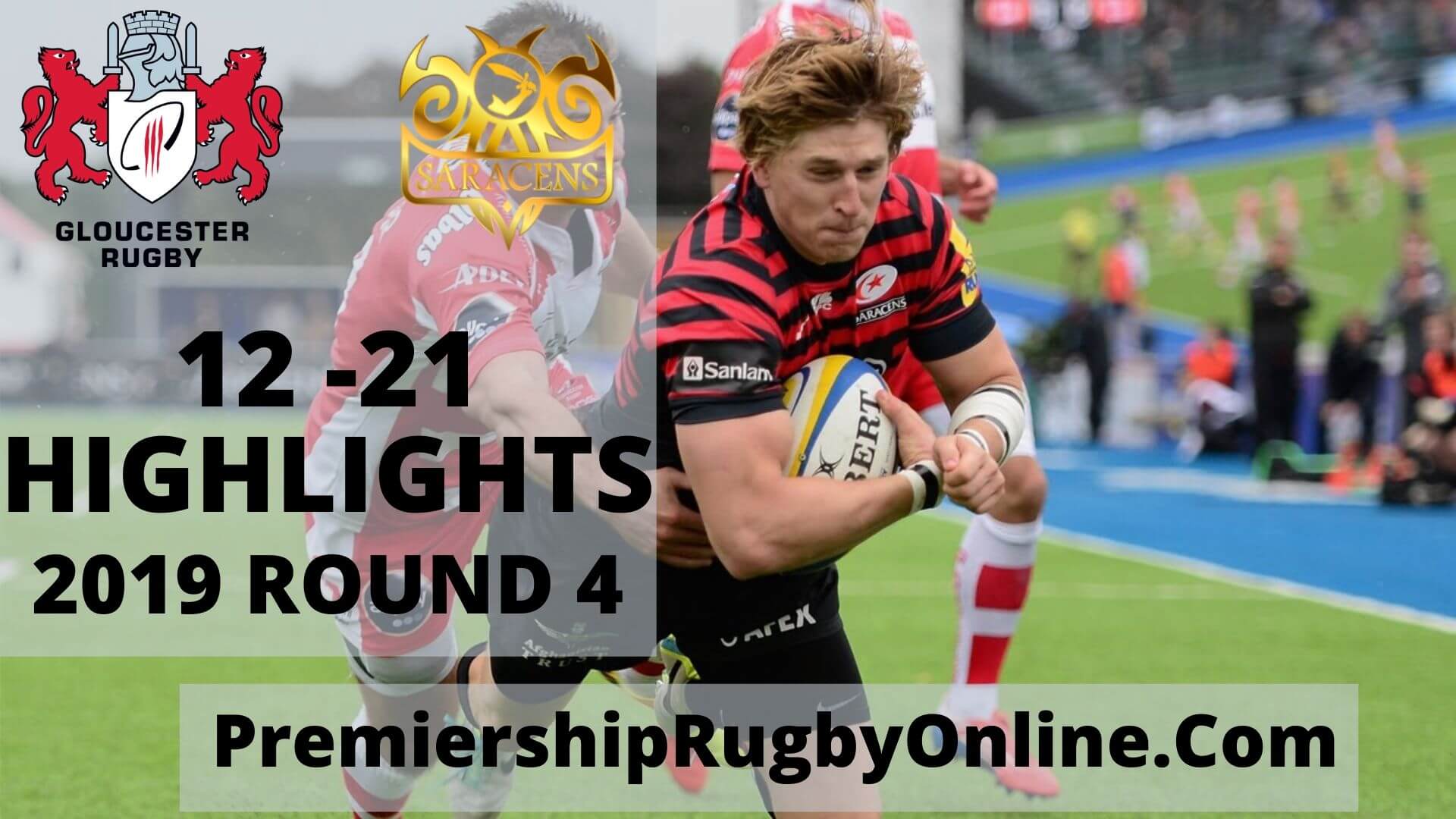 Gloucester Rugby vs Saracens Highlights 2019 Rd 4