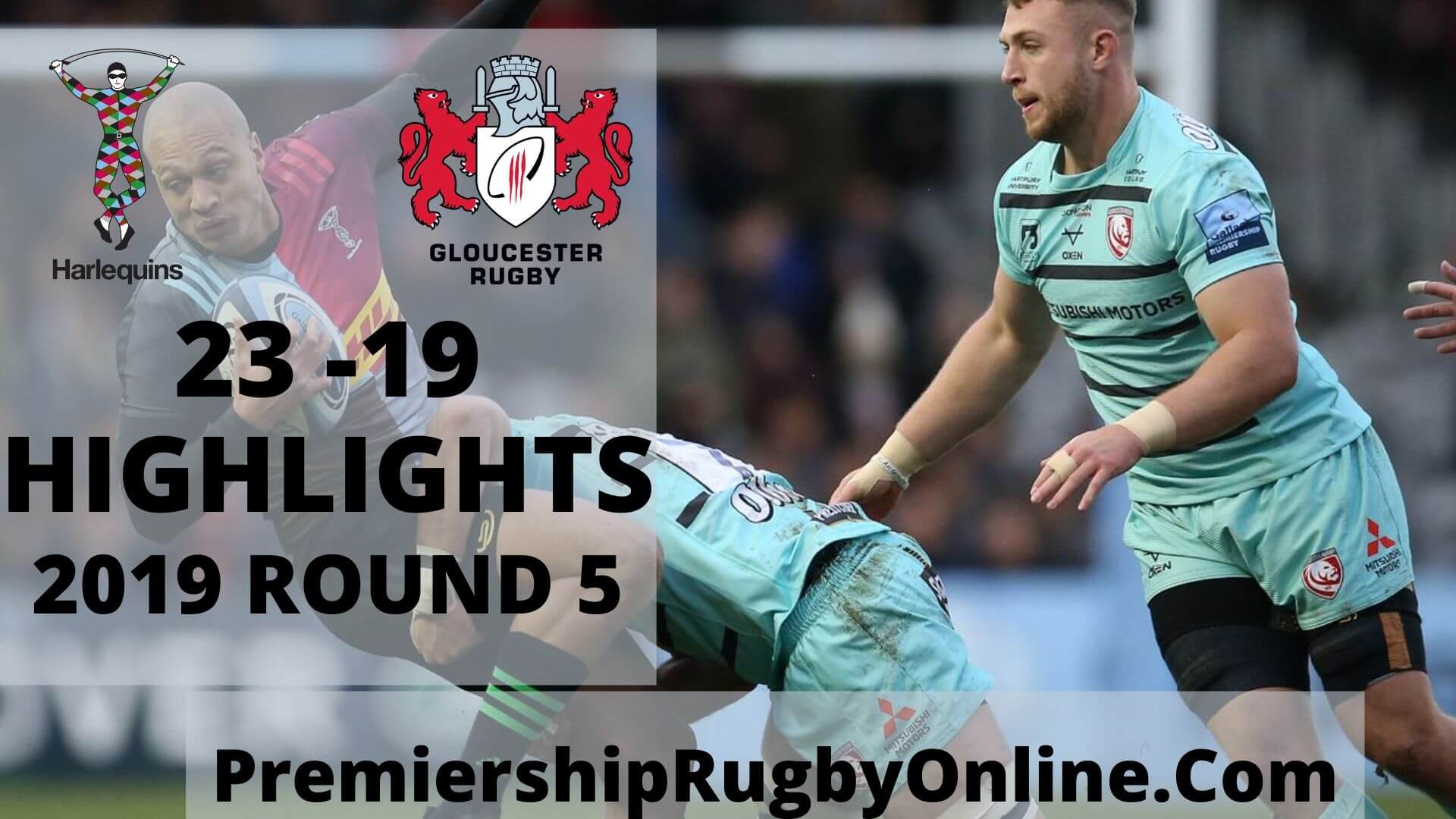 Harlequins vs Gloucester Rugby Highlights 2019 Rd 5