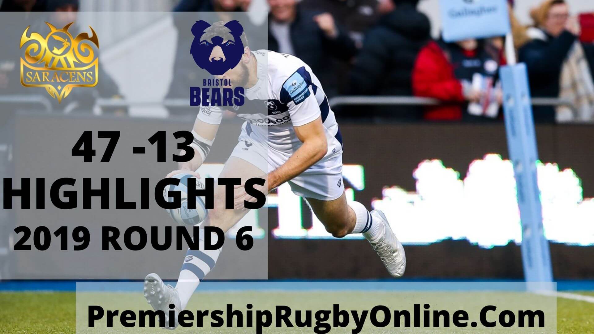 Saracens vs Bristol Bears Highlights 2019 Rd 6