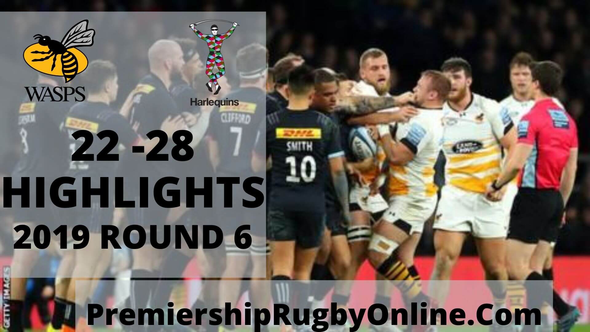 Wasps vs Harlequins Highlights 2019 Rd 6