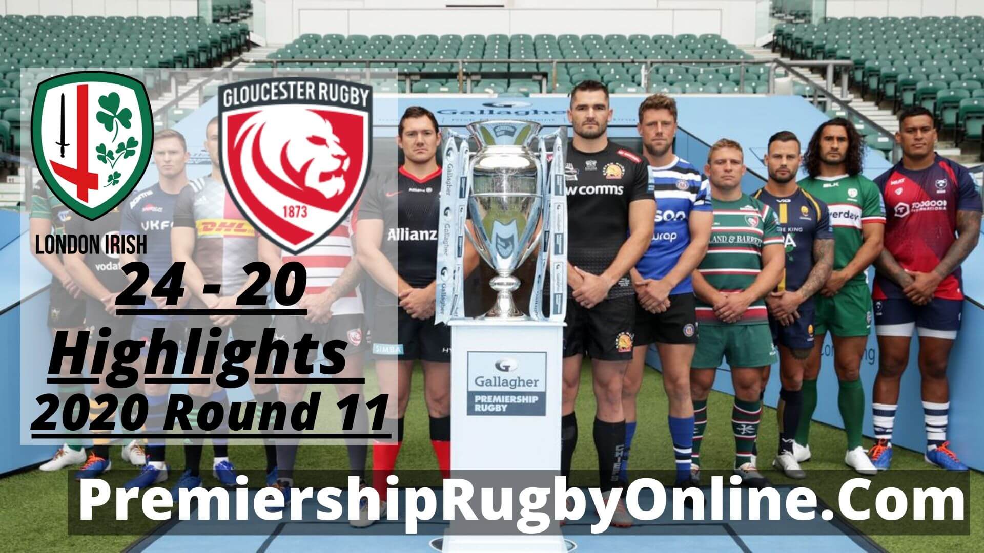 London Irish Vs Gloucester Rugby Highlights 2020 RD 11