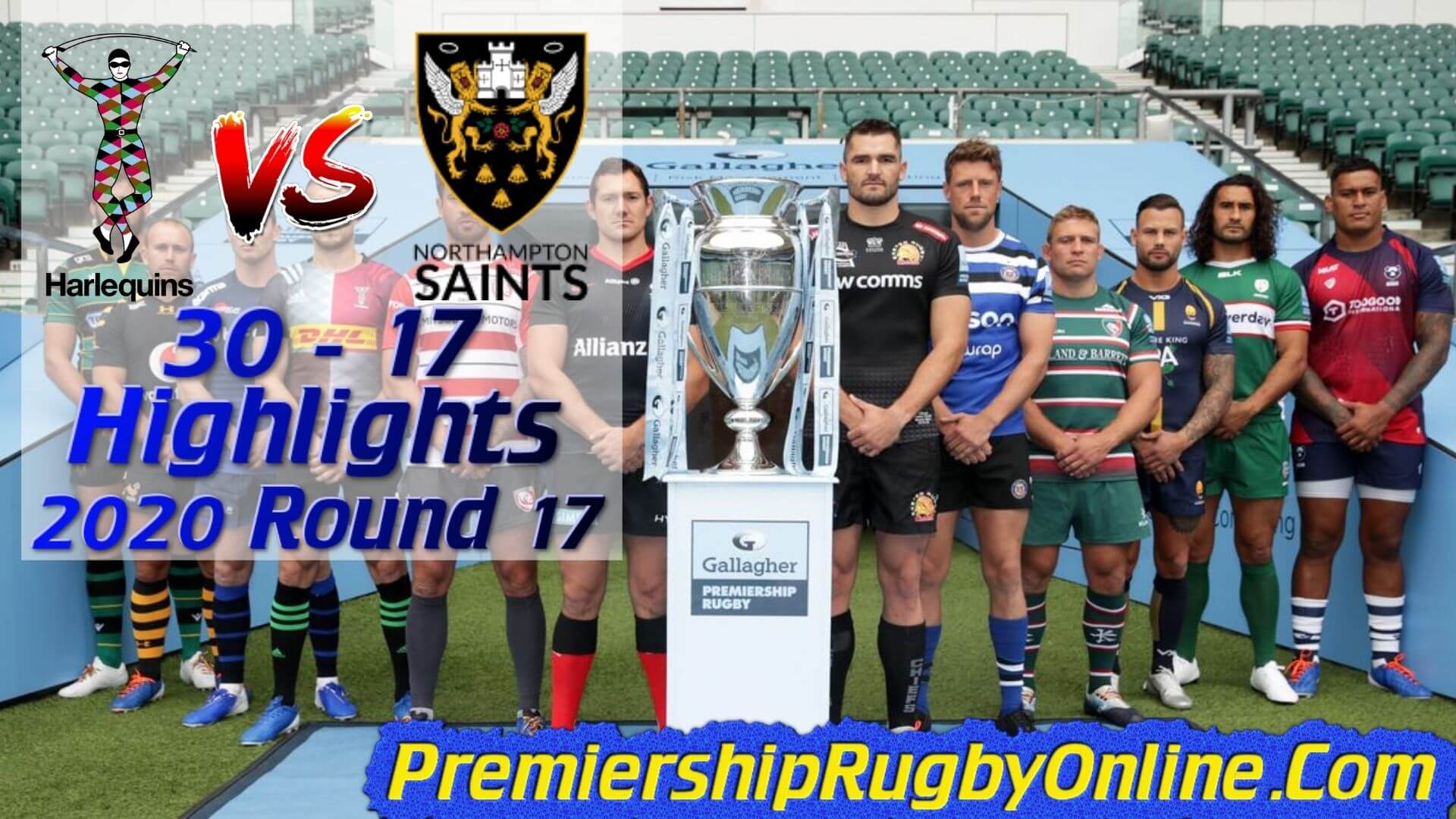 Harlequins vs Northampton Saints Highlights 2020 RD 17