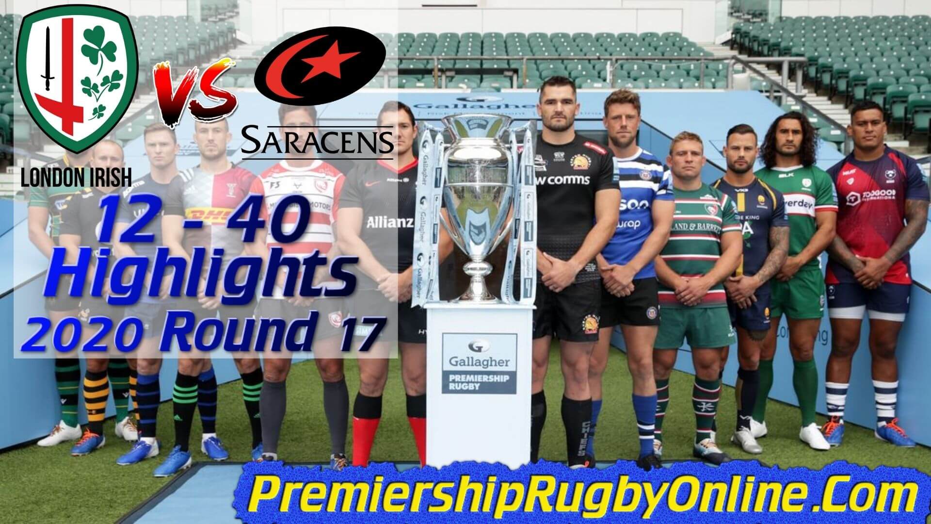 London Irish vs Saracens Highlights 2020 RD 17