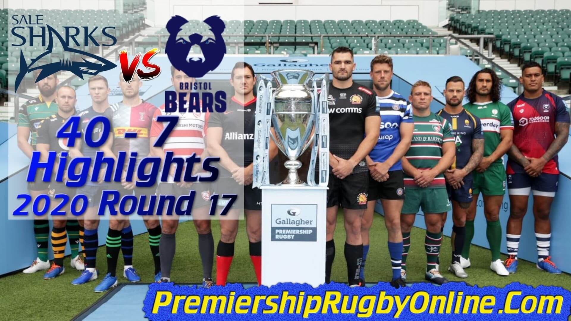 Sale Sharks vs Bristol Bears Highlights 2020 RD 17