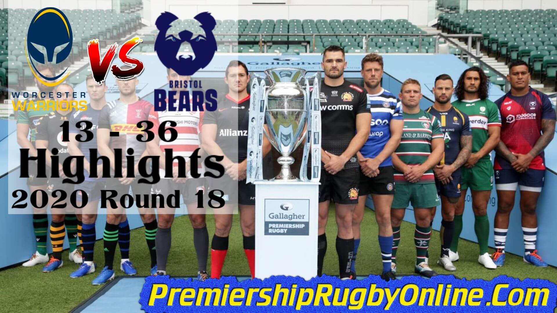 Worcester Warriors vs Bristol Bears Highlights 2020 RD 18