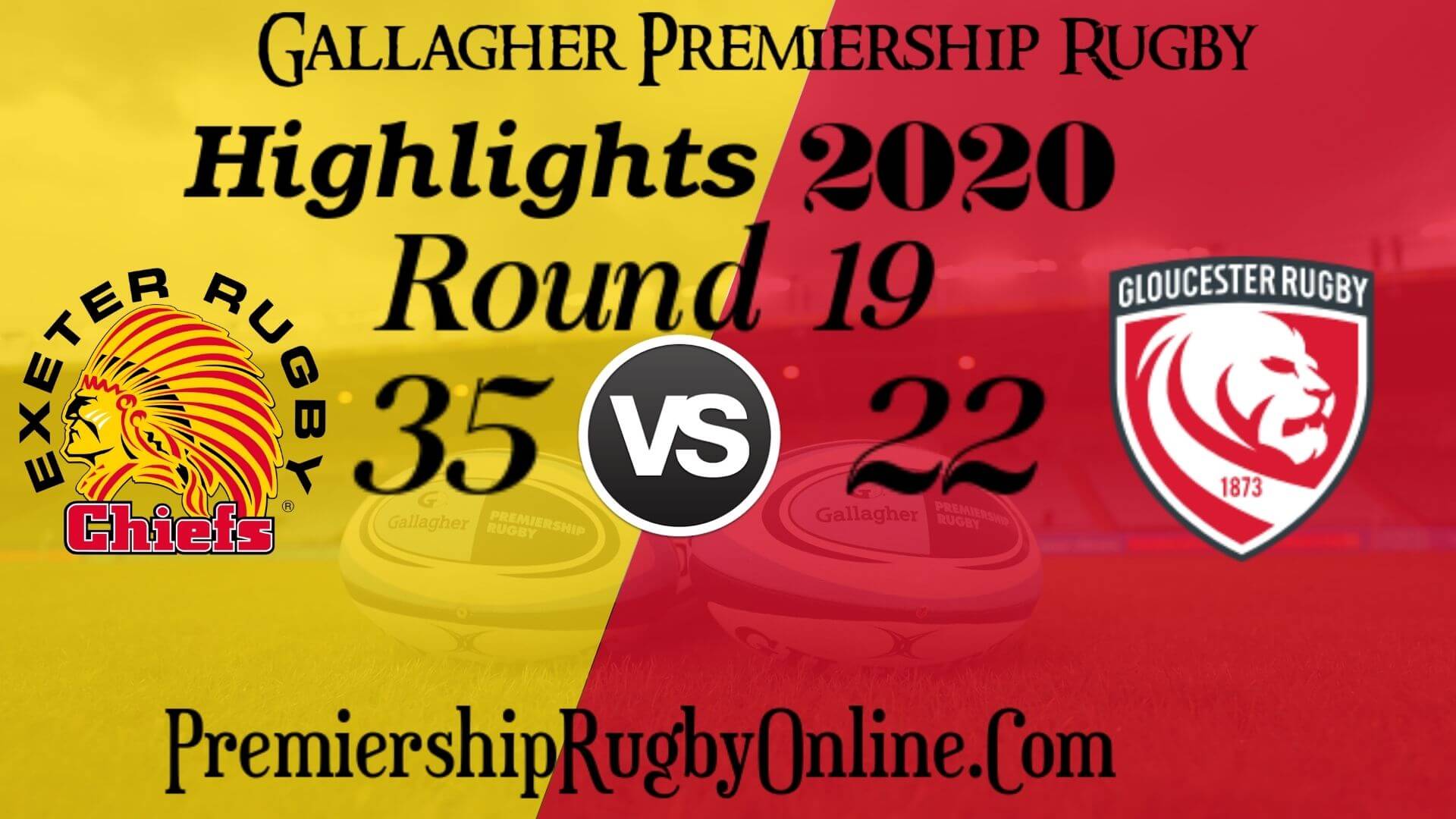 Exeter Chiefs vs Gloucester Rugby Highlights 2020 RD 19