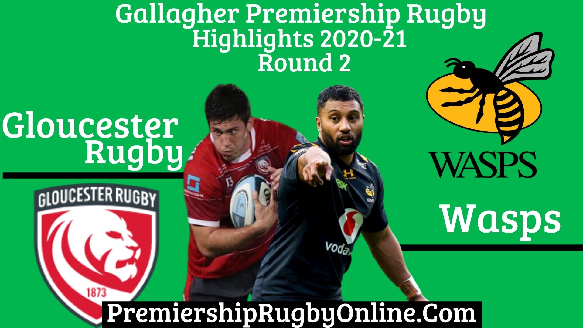 Gloucester Rugby Vs Wasps Highlights 2020 RD 2