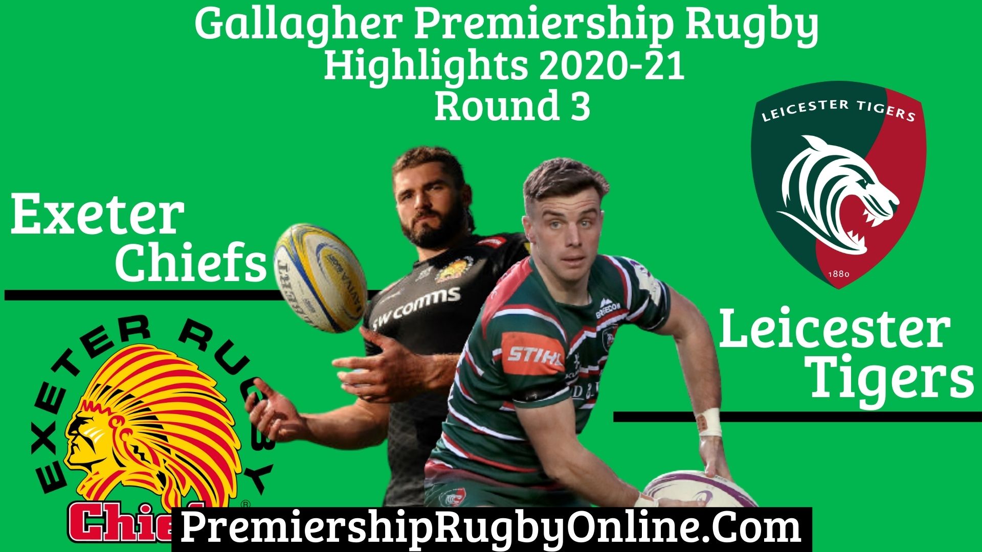Leicester Tigers Vs Exeter Chiefs Highlights 2020 RD 3
