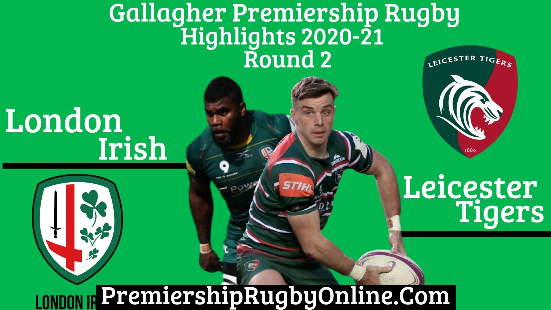 London Irish Vs Leicester Tigers Highlights 2020 RD 2