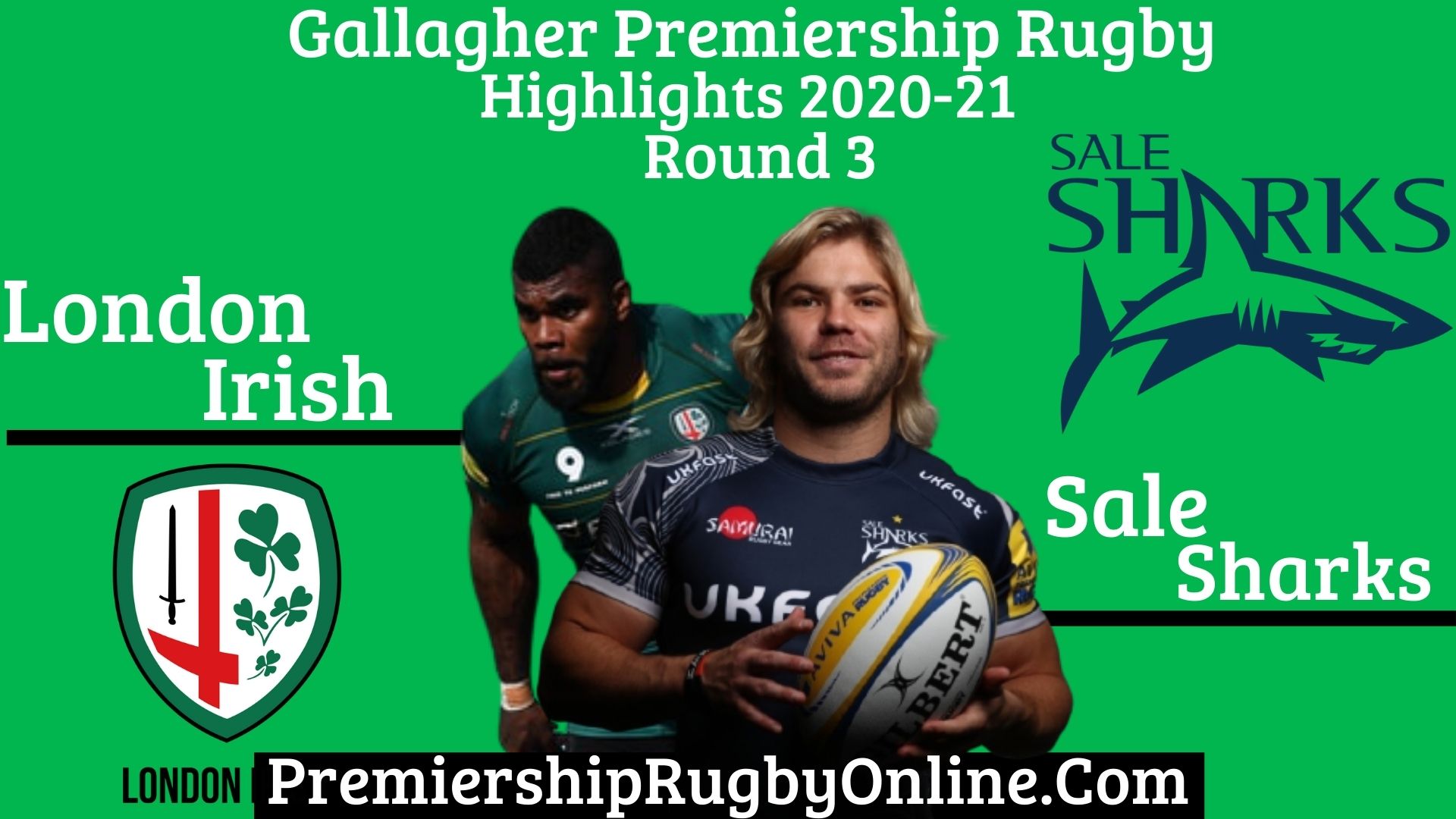 London Irish Vs Sale Sharks Highlights 2020 RD 3