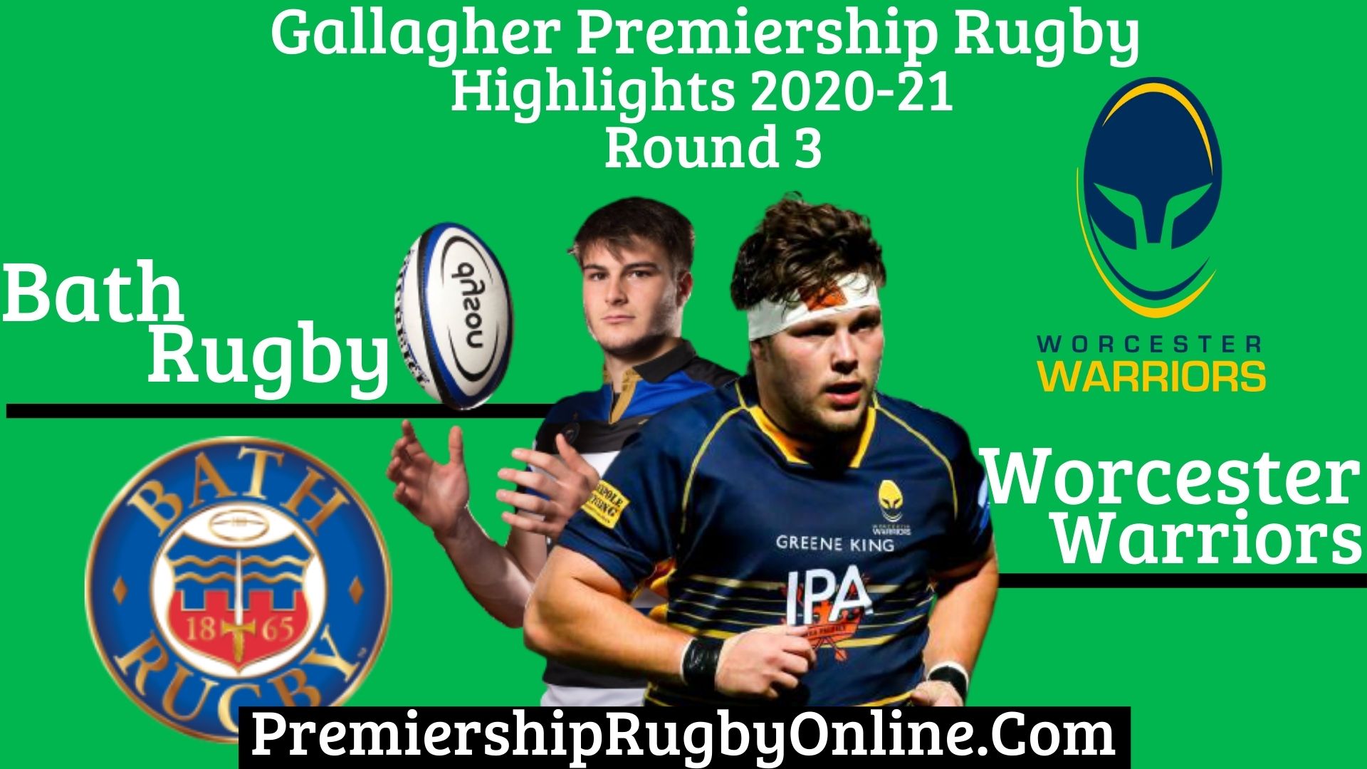 Worcester Warriors Vs Bath Rugby Highlights 2020 RD 3