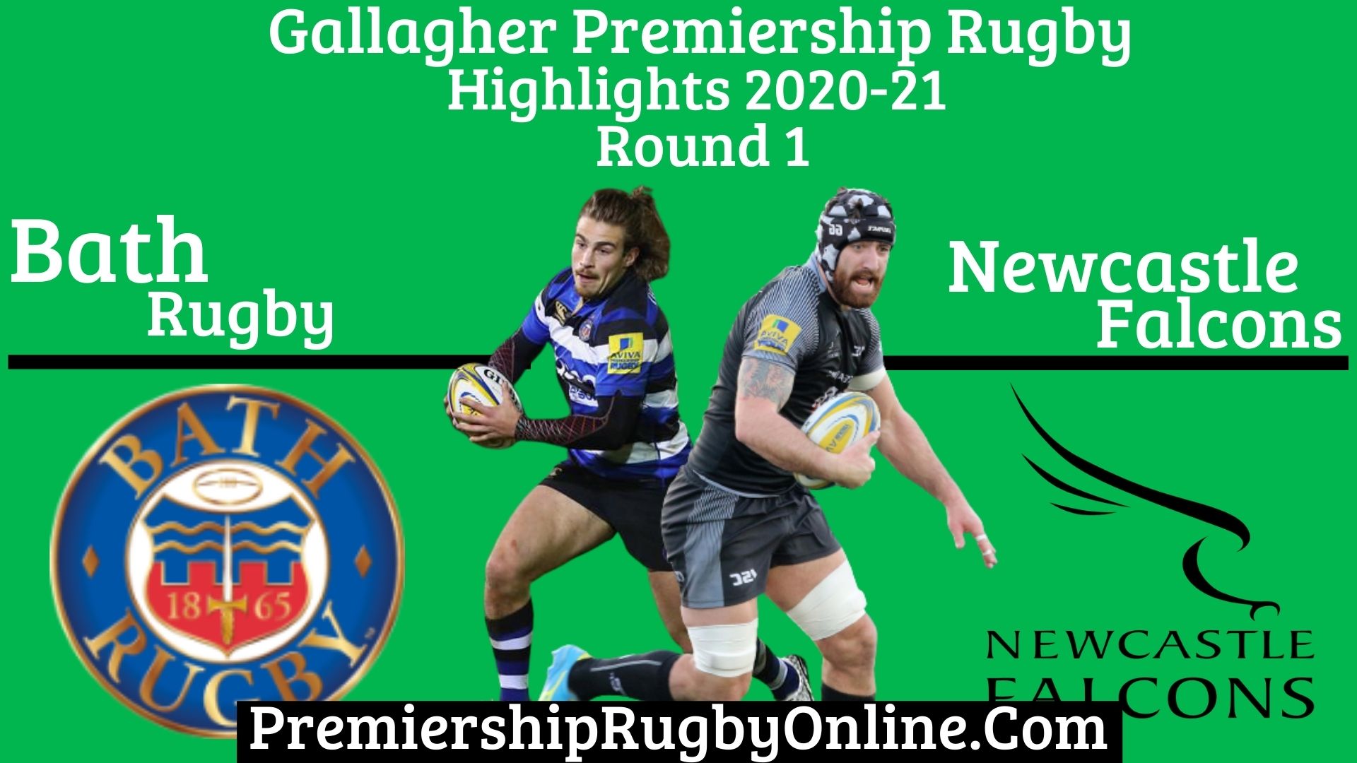 Bath Rugby Vs Newcastle Falcons Highlights 2020 RD 1