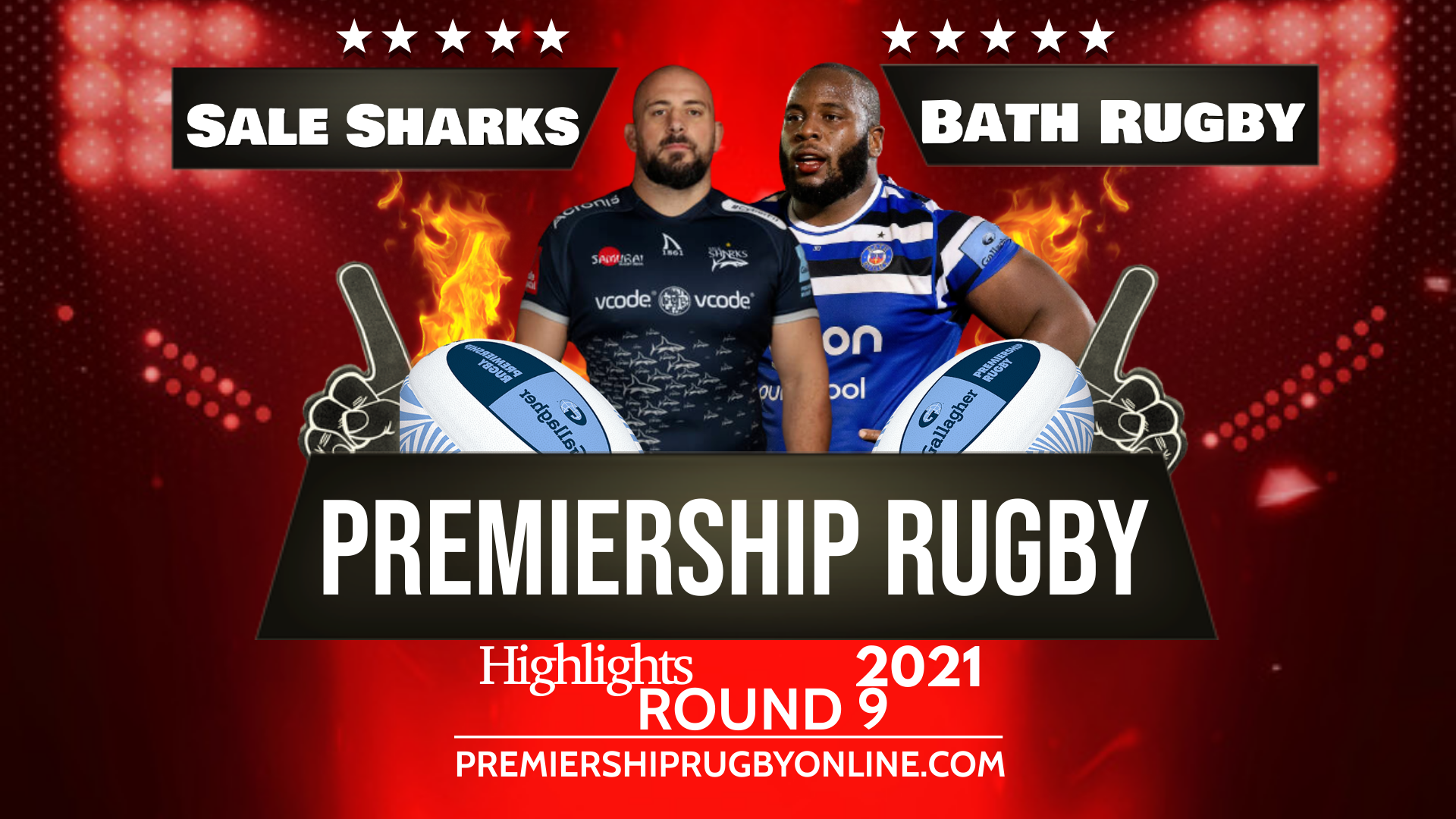 Sale Sharks Vs Bath Rugby Highlights 2021 RD 9