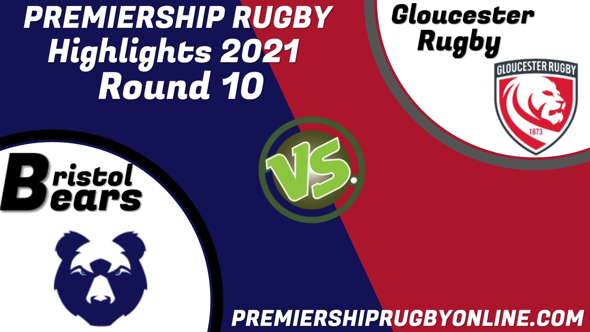 Gloucester Rugby Vs Bristol Bears Highlights 2021 RD 10