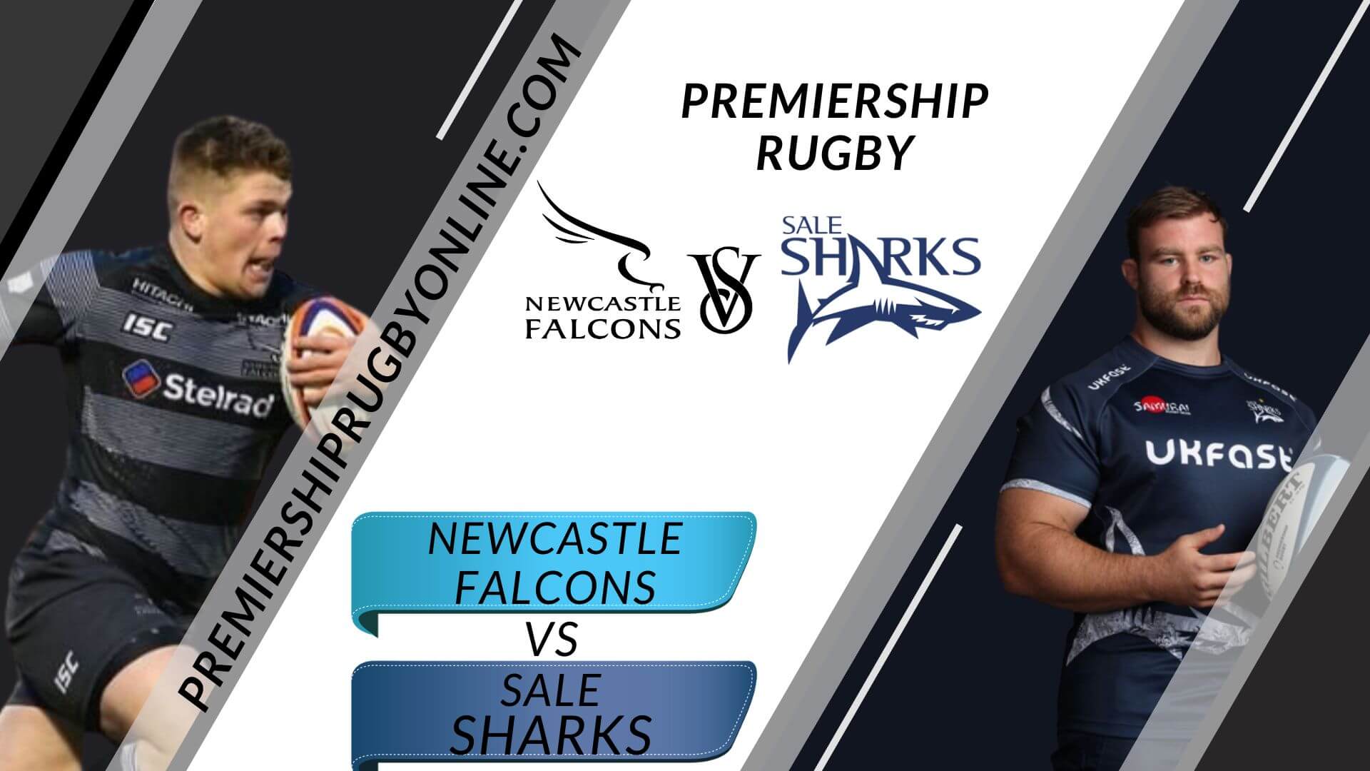 Newcastle Falcons Vs Sale Sharks Live Stream 2022-23 | Premiership Rugby Round 13 slider