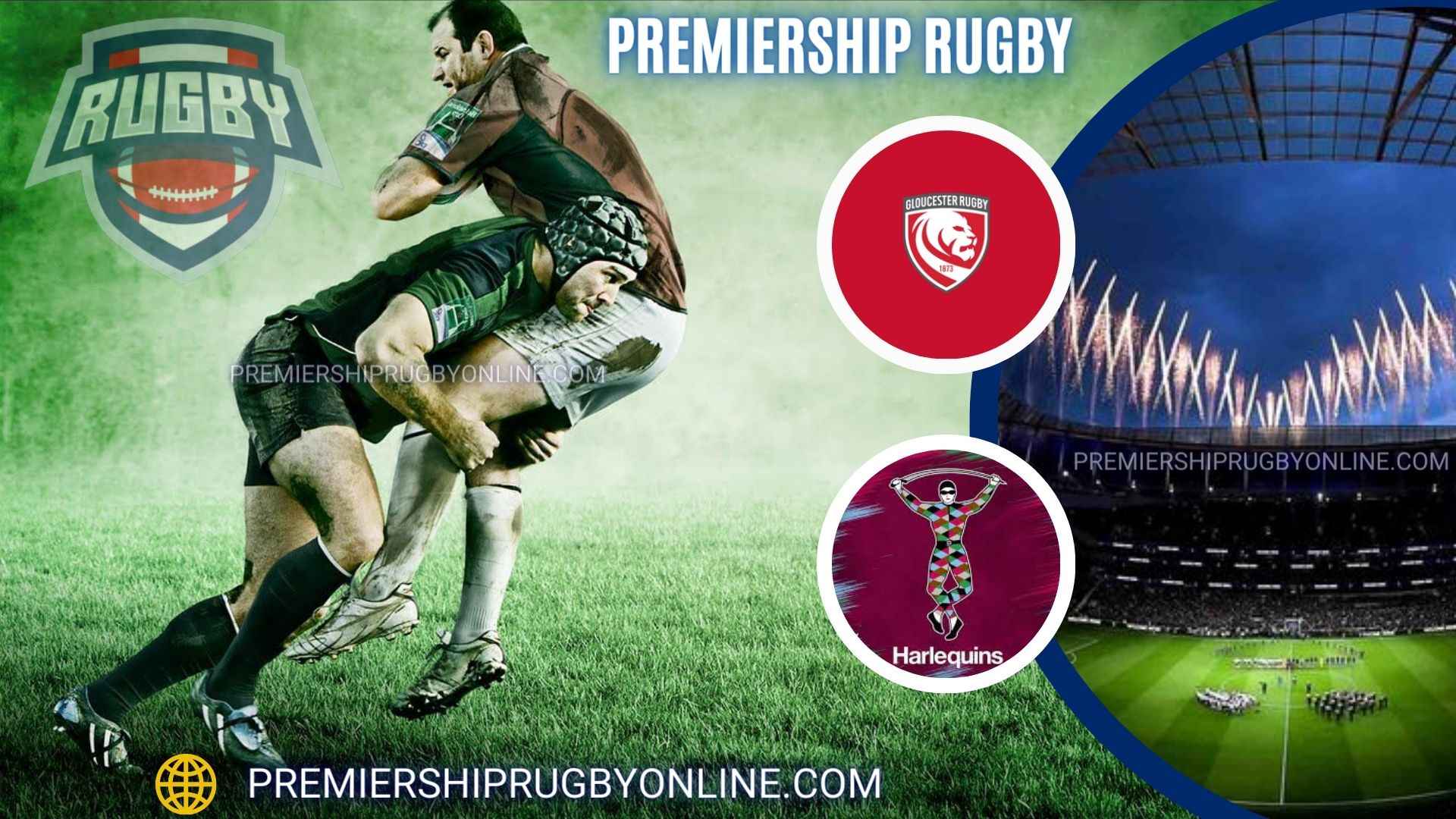 Gloucester Rugby Vs Harlequins Live Stream 2022-23 | Premiership Rugby RD 17