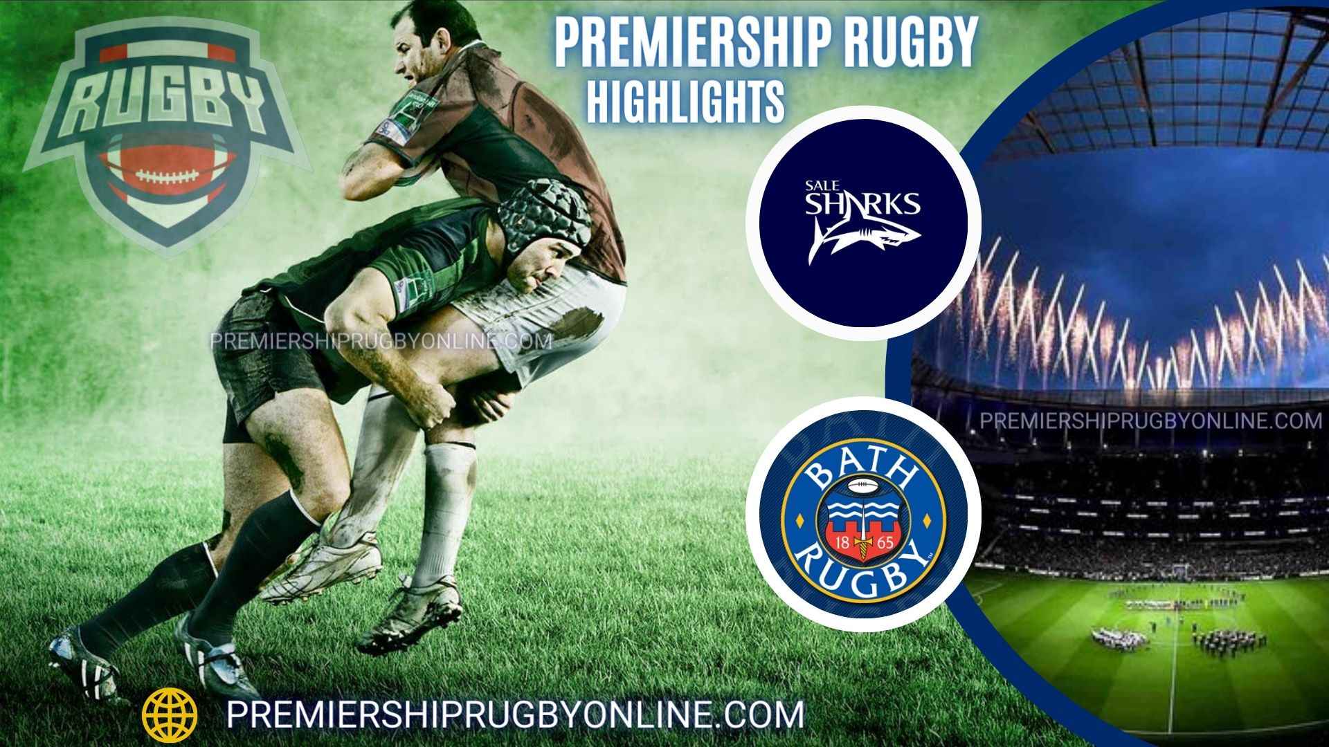 Sale Sharks Vs Bath Rugby Highlights 2023 RD 16